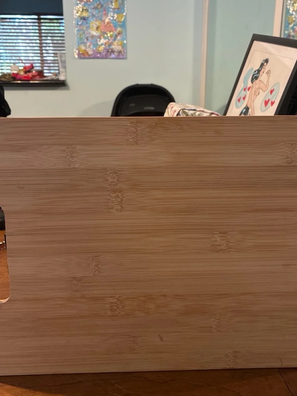 Handmade Ocean Resin Bamboo charcuterie cutting board